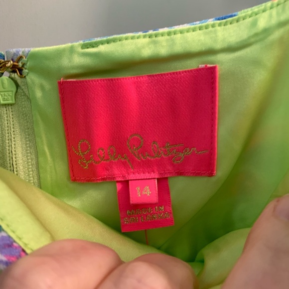 Lilly Pulitzer Zoya Ruffle Romper size 14 NWT - Picture 3 of 7